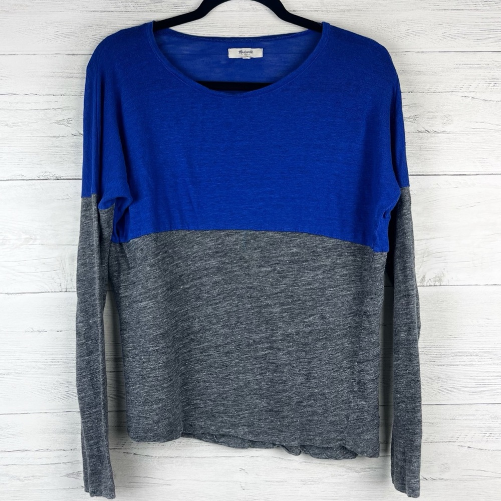 Madewell Linen Long Sleeve Blouse